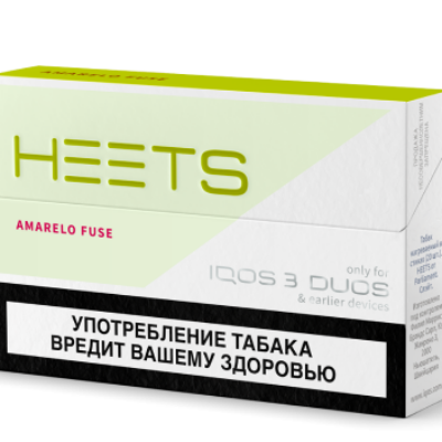 Табачные стики heets amarelo fuse для IQOS