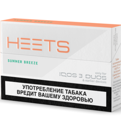 Табачные стики heets summer breeze для IQOS